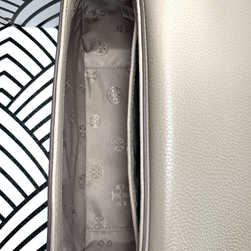 Tory Burch Thea Mini Bag in French Gray - Picture 4 of 7